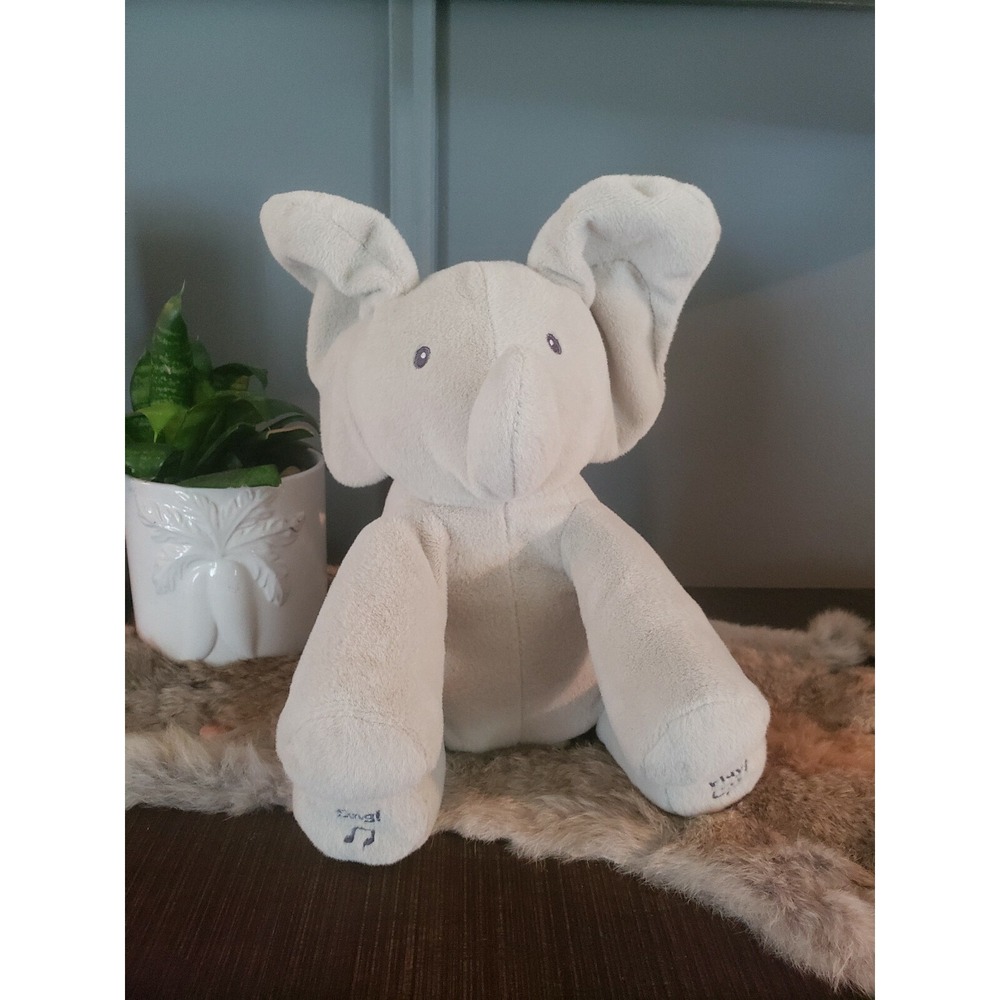 Baby GUND Flappy The Elephant Animated Plush Toy FLOPPY EARS &‎ SINGS 4053934